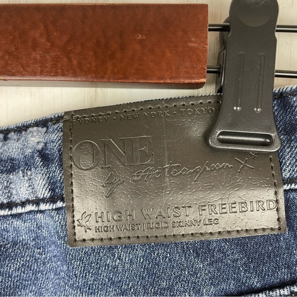 One Teaspoon high waist skinny free bird jean 26 - Picture 8 of 10